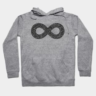 Infinity symbol black V.2 Hoodie